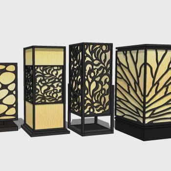 新中式庭院景观灯马灯落地灯