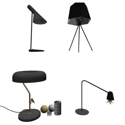 北欧现代台灯组合
