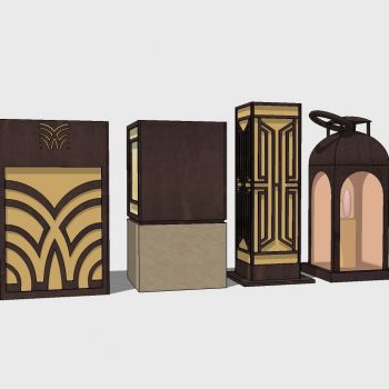 新中式庭院景观灯马灯落地灯