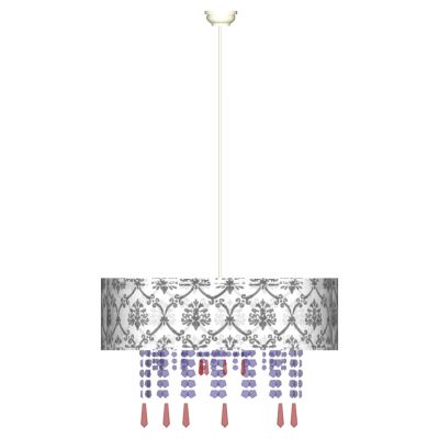 现代简欧式金属铁艺水晶吊灯