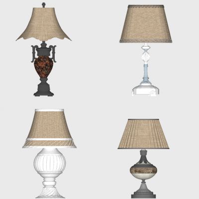 欧式法式古典陶瓷台灯