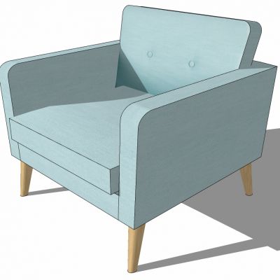 现代儿童单人沙发