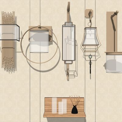 新中式金属玻透明璃壁灯装饰灯具