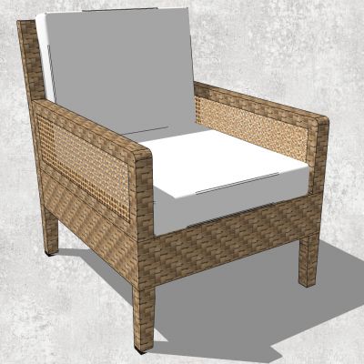 户外休闲藤编竹编藤椅