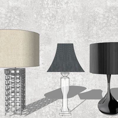 现代简约台灯组合