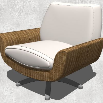 户外休闲藤编竹编藤椅