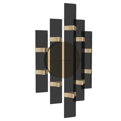 现代轻奢玻璃金属壁灯