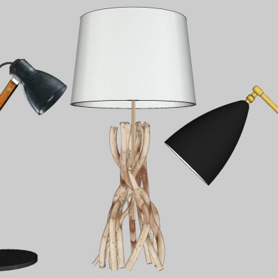 现代复古简约后现代台灯