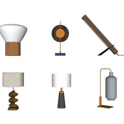 现代简约金属台灯