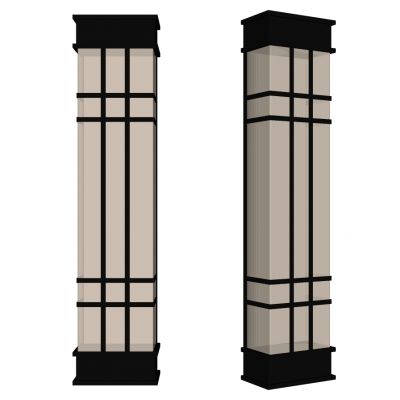 中式新中式户外仿云石壁灯