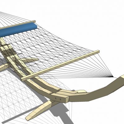 户外吊椅SU模型
