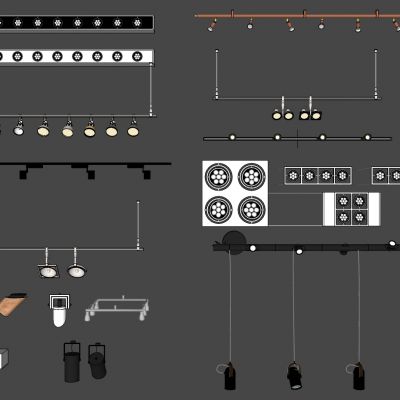 筒灯射灯轨道射灯斗胆灯舞台射灯