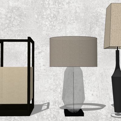 新中式台灯组合