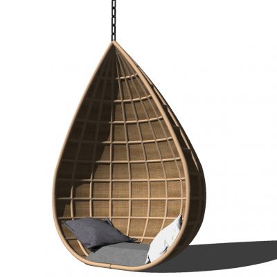 户外藤编竹编编织吊床吊椅