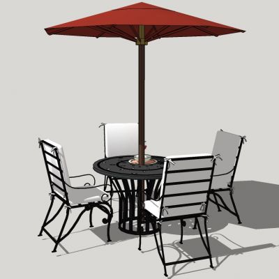 室外户外休闲铁艺桌子椅