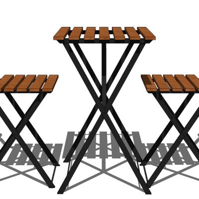 户外铁艺休闲桌椅