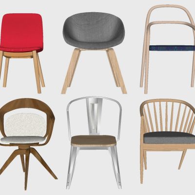 现代欧式美式法式椅