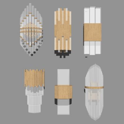 欧式后现代水晶金属壁灯