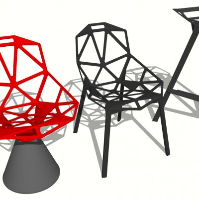 现代意大利金属铁艺MAGIS餐椅