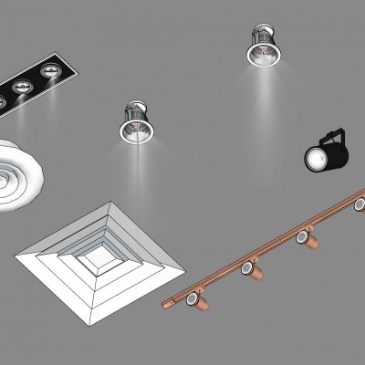 筒灯射灯轨道射灯斗胆灯舞台射灯吊灯