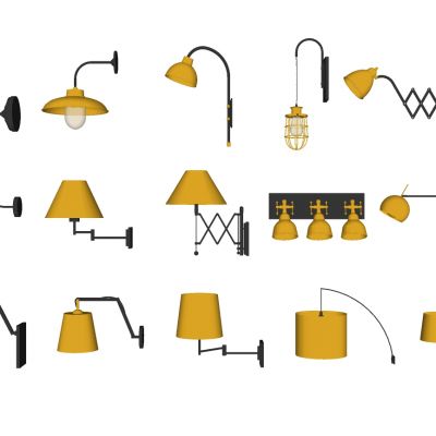 工业风金属壁灯折叠壁灯