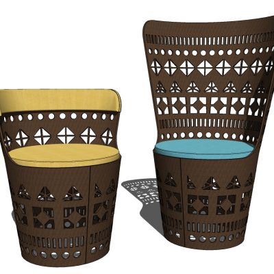 东南亚泰式户外休闲椅