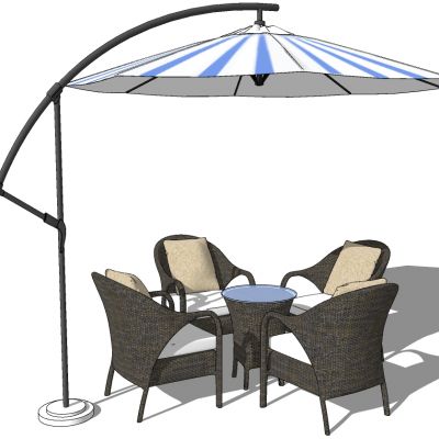 室外户外藤编编织休闲桌子椅