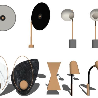 现代北欧金属壁灯