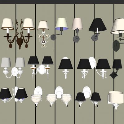 欧式金属铁艺壁灯