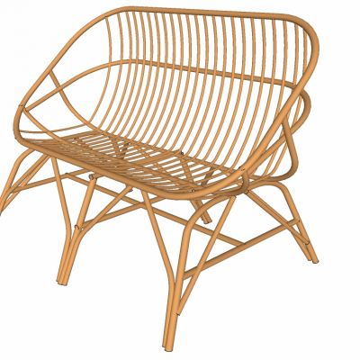 户外休闲藤编编织竹编桌椅