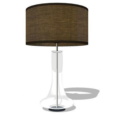 简欧式台灯SU模型