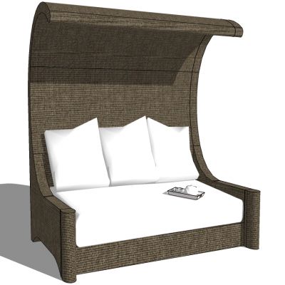 室外户外藤编编织沙发