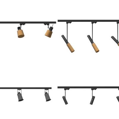 现代导轨射灯轨道射灯舞台射灯灯具组合