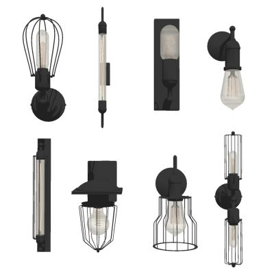 欧式复古工业风户外防水壁灯