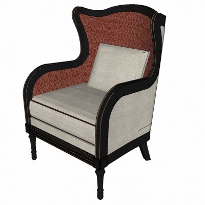 美式欧式古典休闲椅