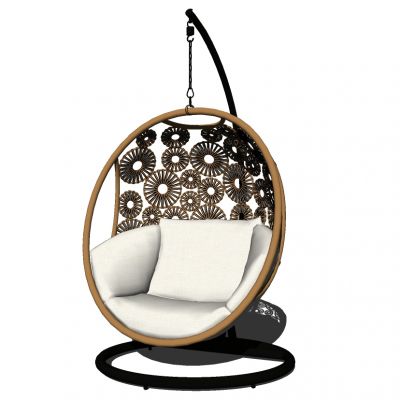 户外藤编竹编编织吊床吊椅