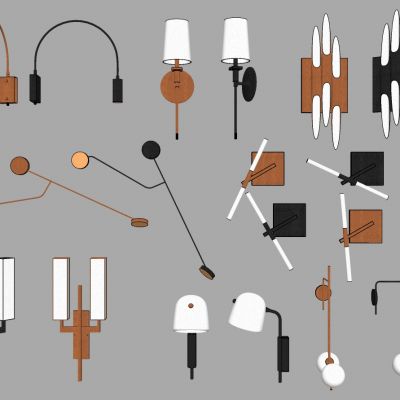 现代轻奢金属铁艺壁灯