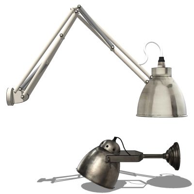 现代简约金属折叠长臂壁灯