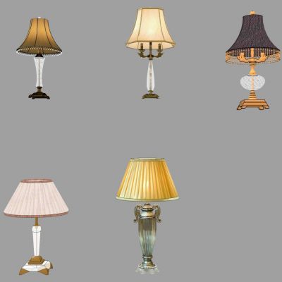 欧式美式法式台灯组合