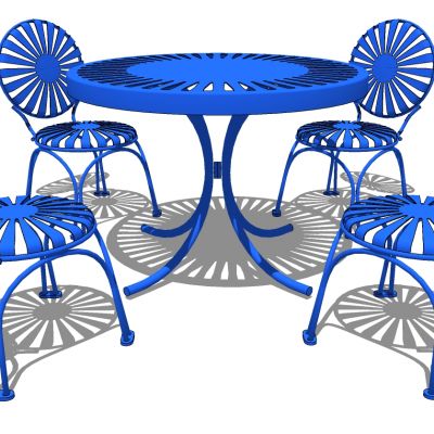 室外户外铁艺桌子椅