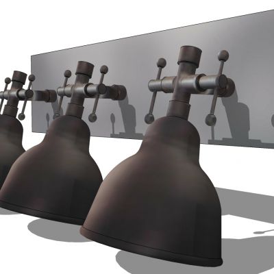 现代工业风简约壁灯组合