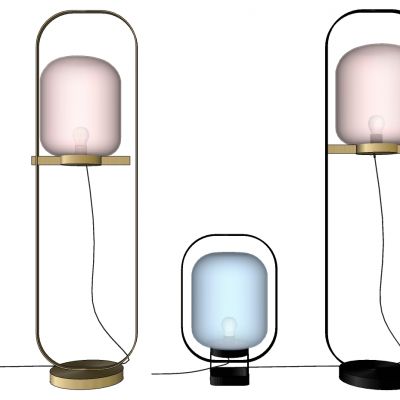 北欧现代落地灯台灯