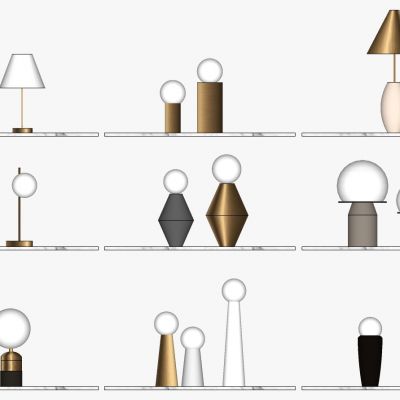 北欧现代轻奢床头小台灯