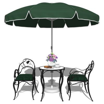 欧式铁艺户外休闲桌椅