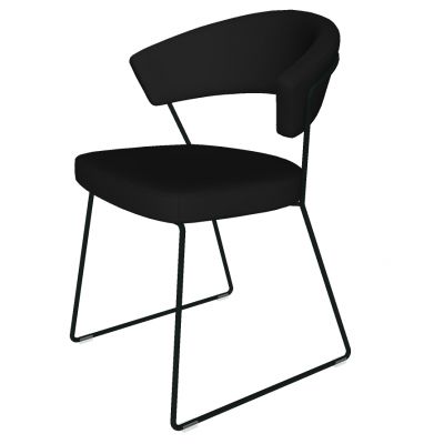 现代简约单人铁艺椅