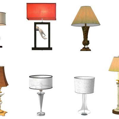 欧式古典中式佛手铁艺台灯