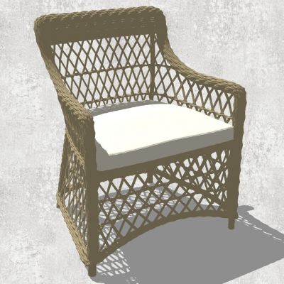 户外休闲藤编竹编藤椅