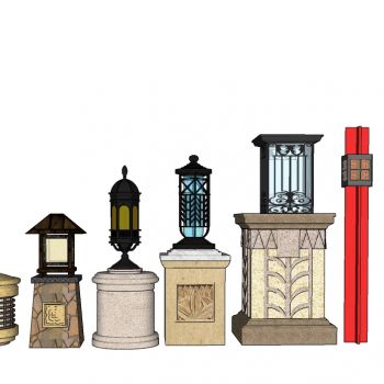 欧式户外路灯景观灯