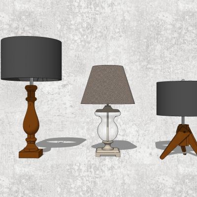 美式欧式台灯