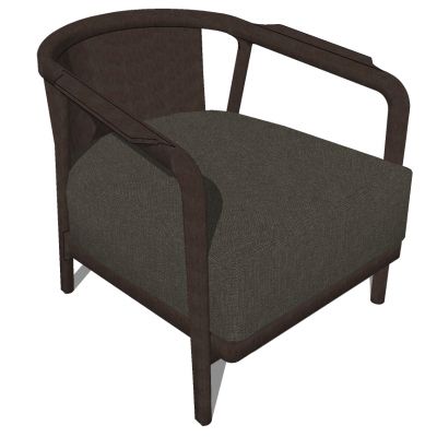 北欧现代新中式休闲椅